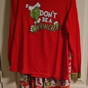 Grinch pajamas